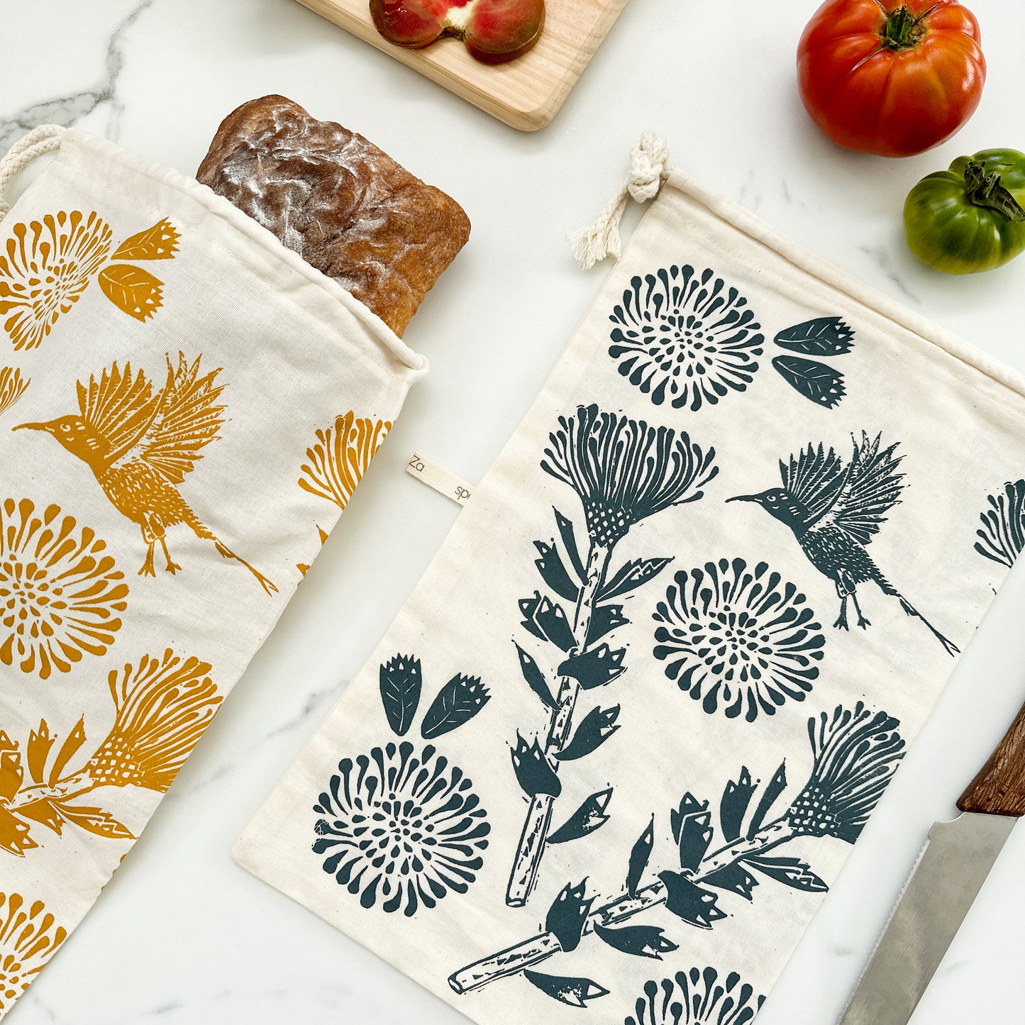 Loaf Bread Bag Cotton | Sunbird Print