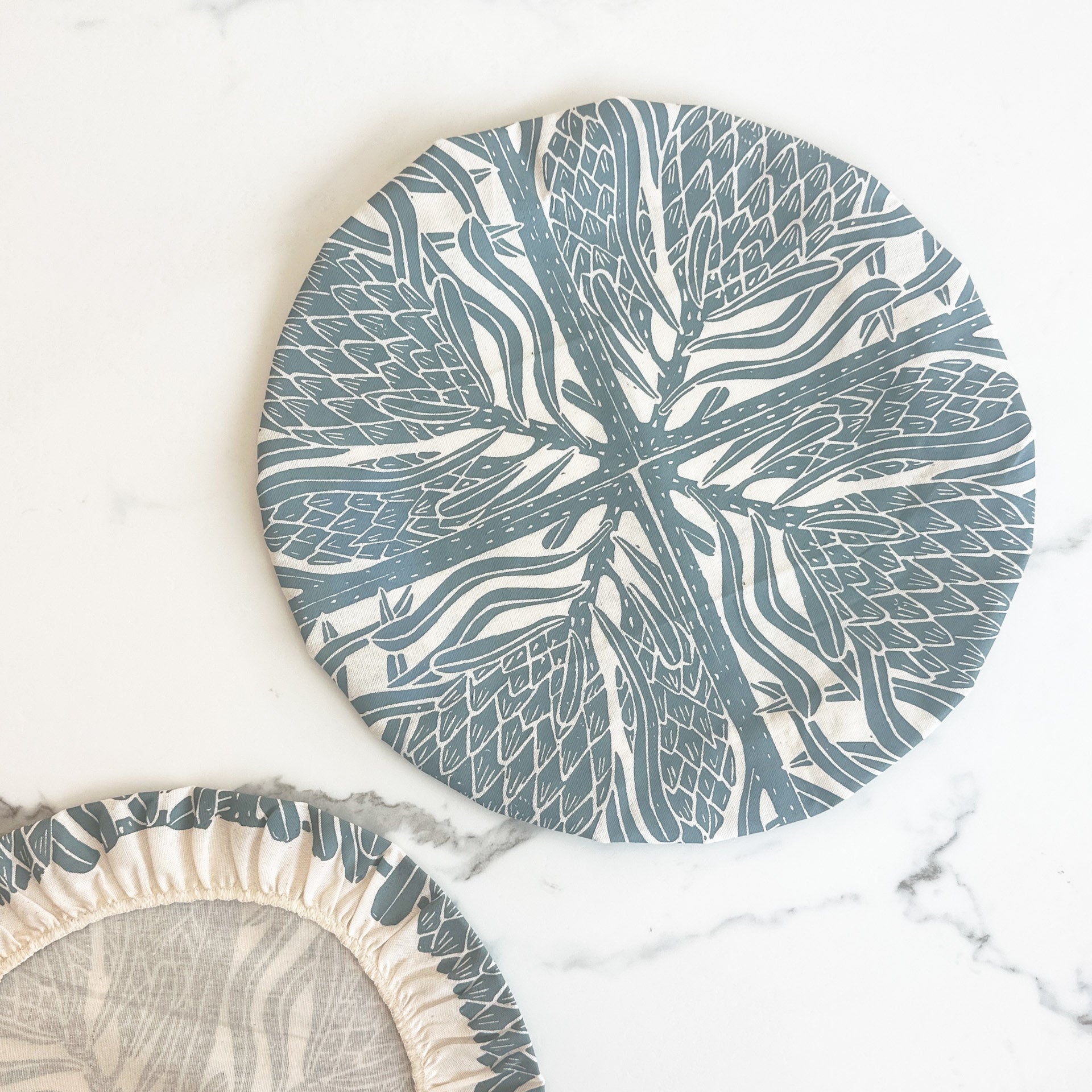 Dish and Bowl Cover Extra Large Protea Print | great for entertaining