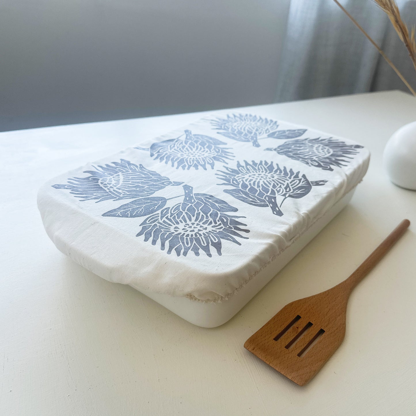 Dish Cover Rectangle 9 x 13 in | Protea Print