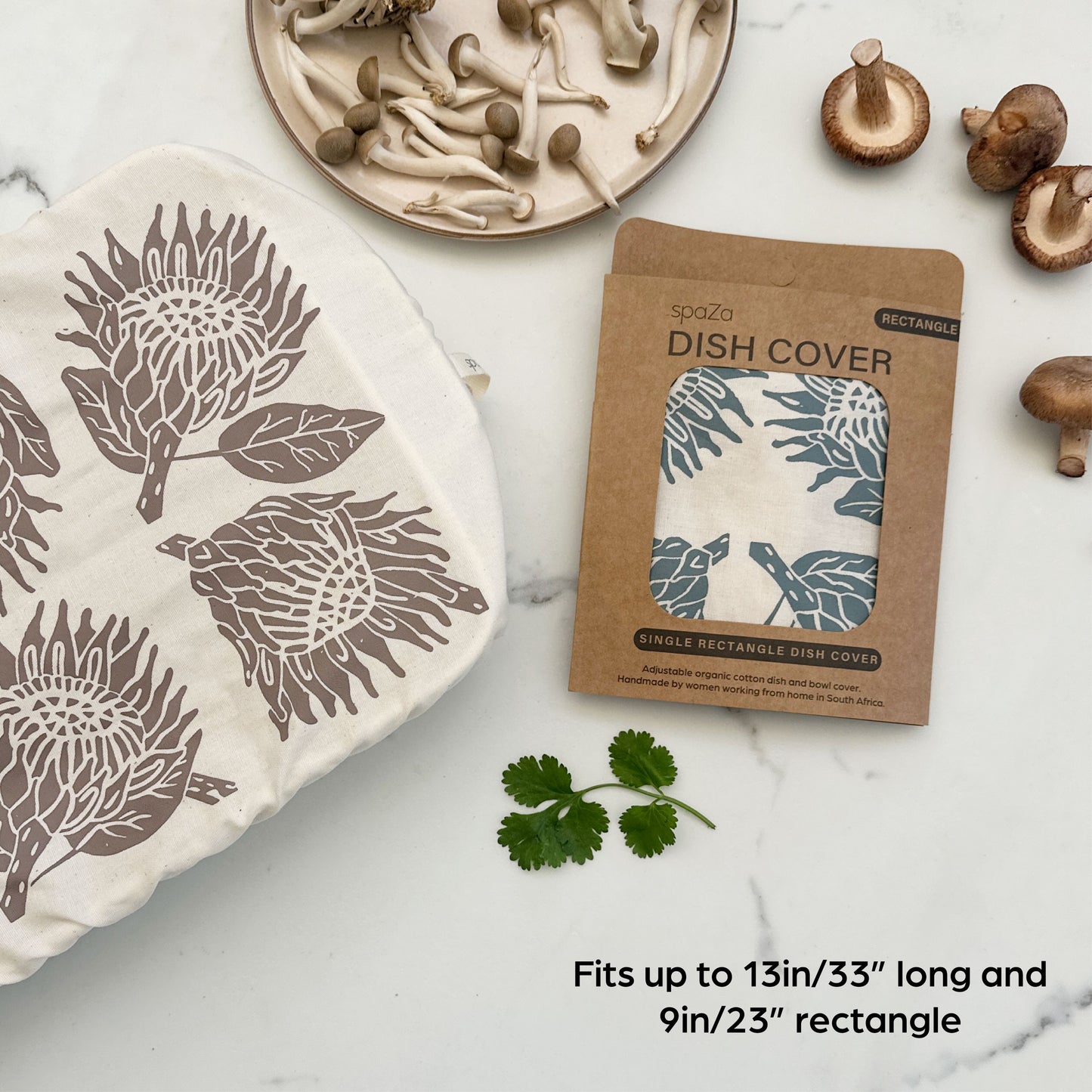 Dish Cover Rectangle 9 x 13 in | Protea Print